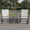 3 Piece Patio Set for Outdoor - as Pic