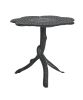 28 H x 30 W x 30 D Outdoor Black Butterfly Table, Rust Free Cast Aluminum, Durable - as Pic