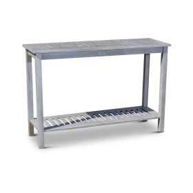 Eucalyptus Console Table, Silver Gray - as Pic