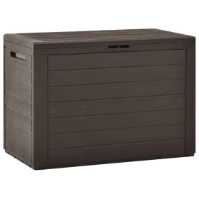 Patio Storage Box Brown 30.7"x17.3"x21.7" - Brown