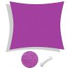 22'x23' Rectangle Sun Shade Sail/ Red Purple - As Picture