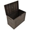 Patio Storage Box Brown 30.7"x17.3"x21.7" - Brown