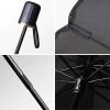 57'' X 31'' Car Umbrella UV Reflecting Sun Shade Cover For Windshield Foldable Front Car Sunshade Umbrella - black