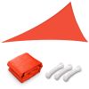 25' x 25' x 25' Triangle Sun Shade Sail/ Watermalon Red - As Picture