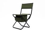 4-piece Folding Outdoor Chair with Storage Bag, Portable Chair for indoor, Outdoor Camping, Picnics and Fishing,Green - as Pic