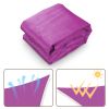 22'x23' Rectangle Sun Shade Sail/ Red Purple - As Picture