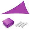 25' x 25' x 25' Triangle Sun Shade Sail/ Red Purple - LA01