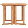 Folding Butterfly Patio Table 59.1"x35.4"x29.5" Solid Teak Wood - Brown