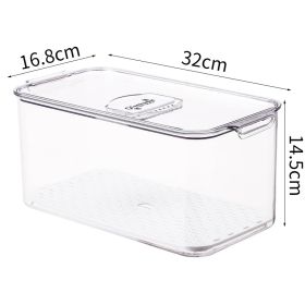 Large Capacity Sealed Food Storage Box With Lid (Option: 7.4L double handle)