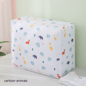 Home Clothes Organizer Dust-proof Seasonal Quilt Buggy Bag (Option: Cartoon Animal-Medium)