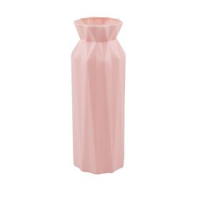 Simple Drop-resistant Melamine Vase Domestic Ornaments (Color: Pink)