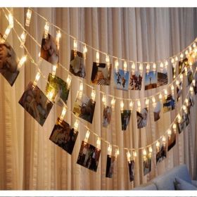 LED Photo Holder String Lights (Option: Warm white-300cm)