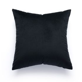 Living Room Sofa Velvet Printing Pillow Cushion Cover (Option: Dutch velvet black-45x45cm)