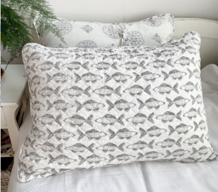 Pure Cotton Quilted Pillow Case (Option: 9 Style-50X70cm)