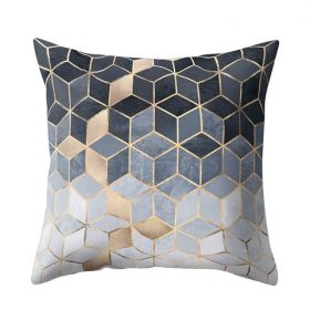 Geometric Polyester Fiber Pillow Cover (Option: B014-Without core-45x45cm)