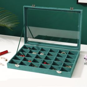 Fashion New Simple Double Layer Jewelry Box (Option: 30Grid Jewelry Box)