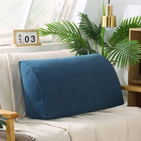 Removable And Washable Sofa Cushion In Living Room (Option: Cyanine-70x35x17cm-Pearl cotton core)