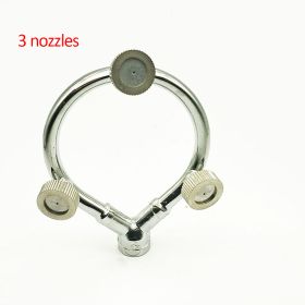 Stainless Steel Round Ring Four Nozzle (Option: 3nozzles)