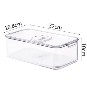 Large Capacity Sealed Food Storage Box With Lid (Option: 5.1L Double handles)