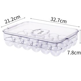 Large Capacity Sealed Food Storage Box With Lid (Option: 24egg trays)