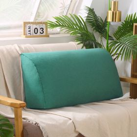 Removable And Washable Sofa Cushion In Living Room (Option: Hemp green-70x35x17cm-Pearl cotton core)