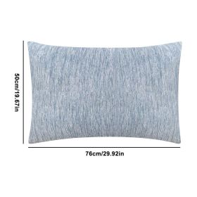 Cooling Pillow Cases Comfortable Breathable (Option: Blue-1PCS)